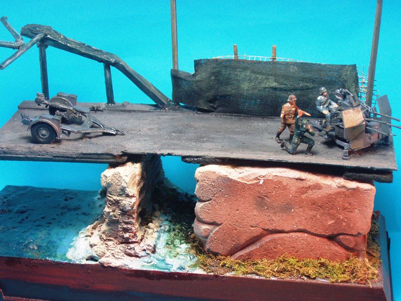 Diorama con carrello